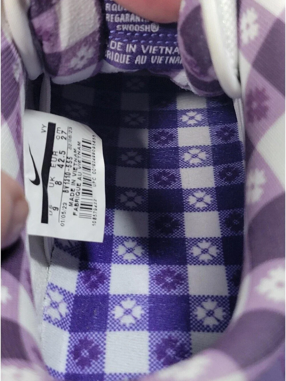 Nike SB Purple Lobster Concepts Insole Size 9